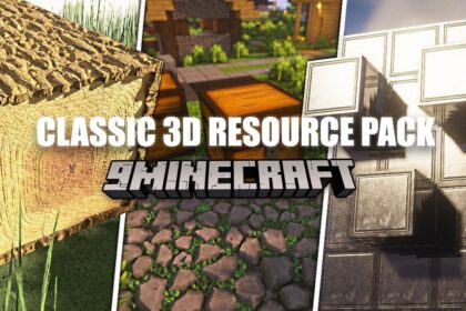 Classic 3D Resource Pack (1.21.11, 1.20.1)