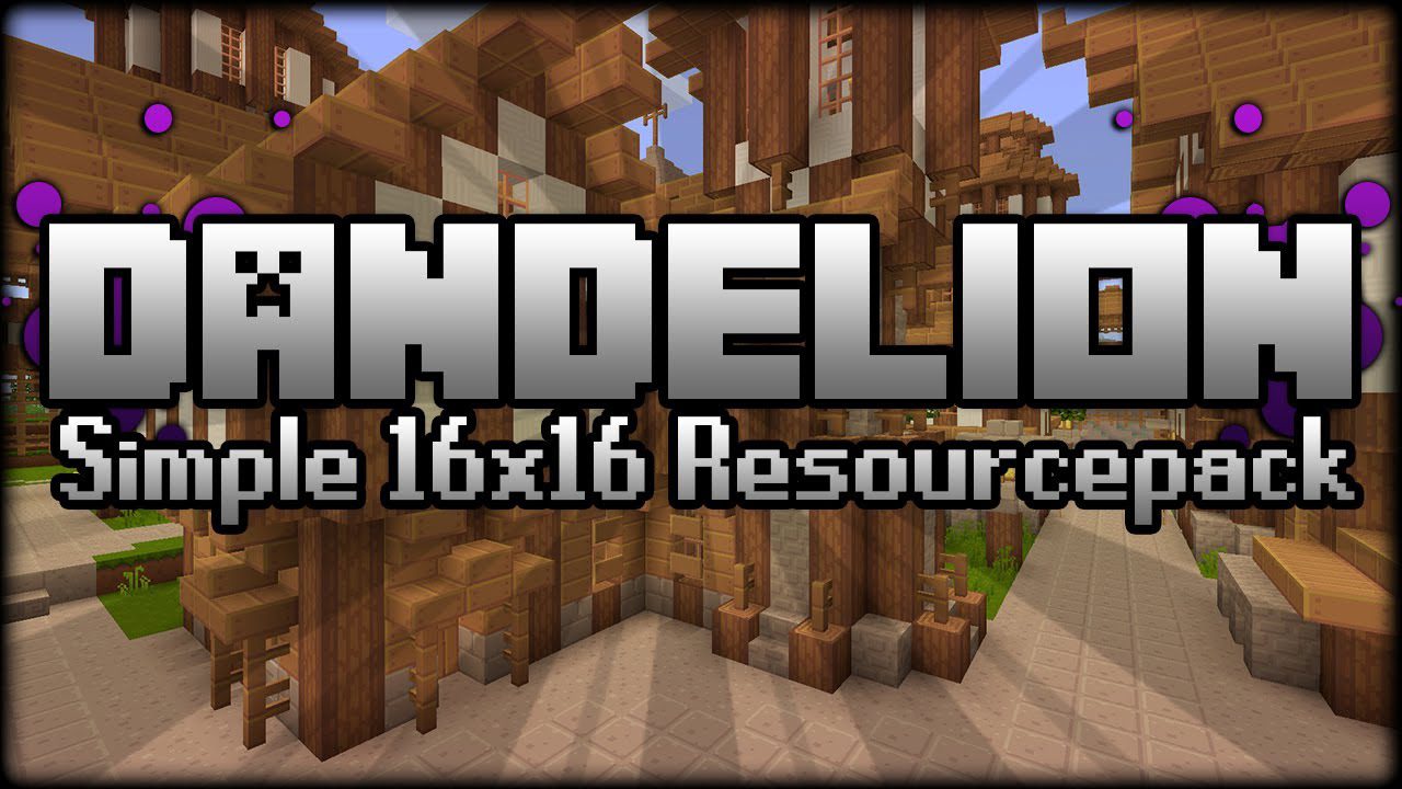 Dandelion Resource Pack (1.13.2, 1.12.2)