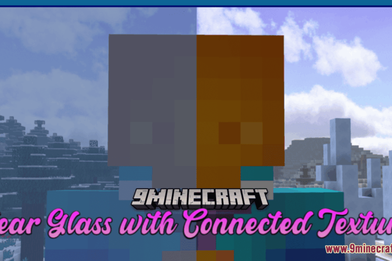 Clear Glass With Connected Textures Resource Pack (26.2, 1.20.1)