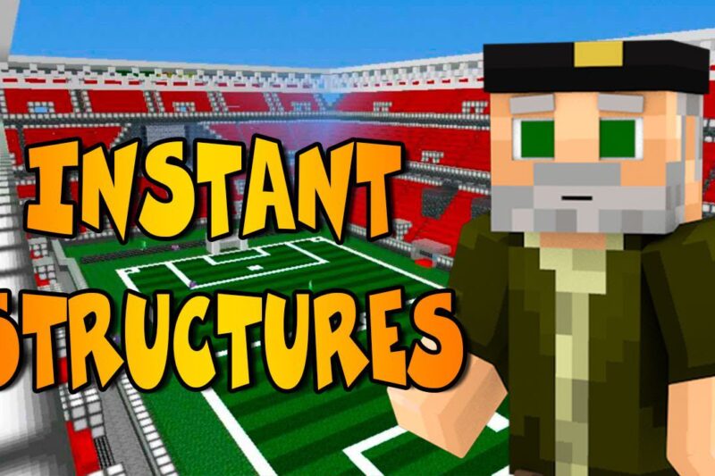 Instant Massive Structures Mod 1.12.2, 1.11.2