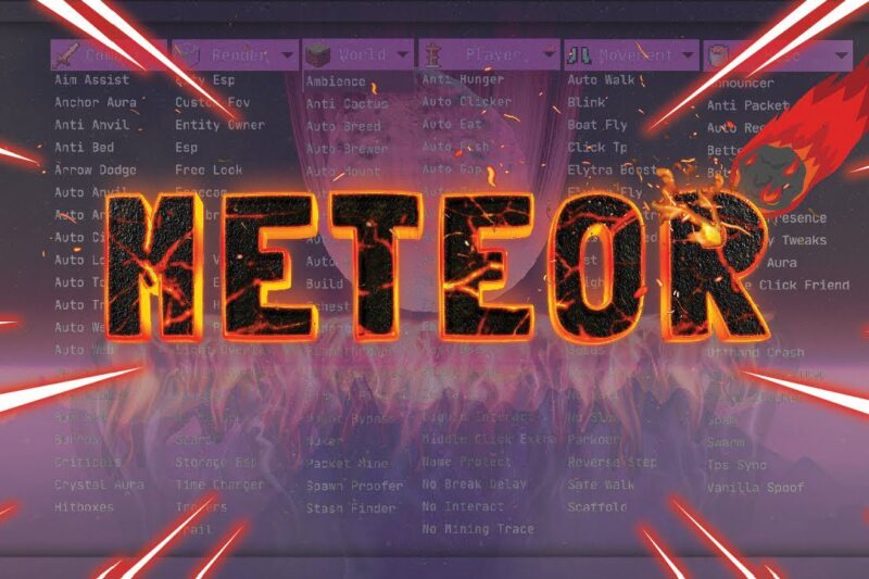 Meteor Client Mod (26.2, 1.20.1)