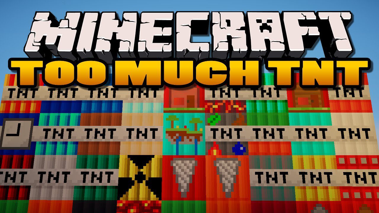 Too Much TNT Mod 1.8, 1.7.10