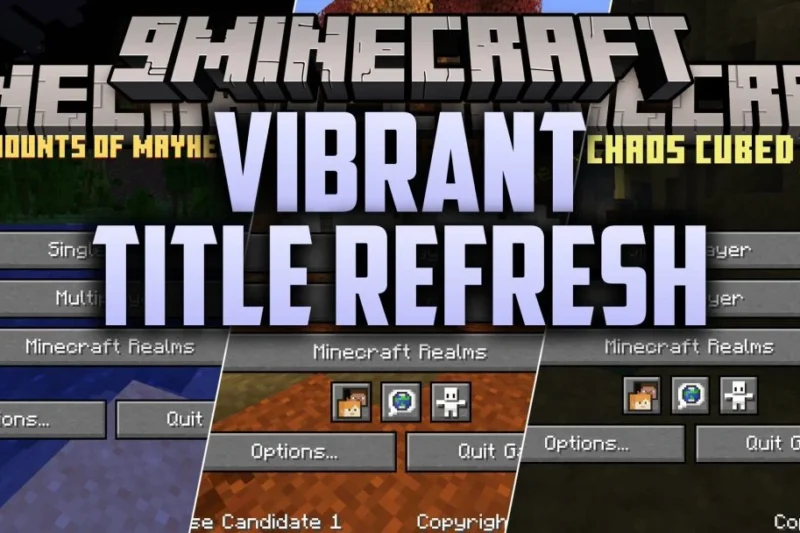 Vibrant Title Refresh Resource Pack (26.2, 1.20.1)